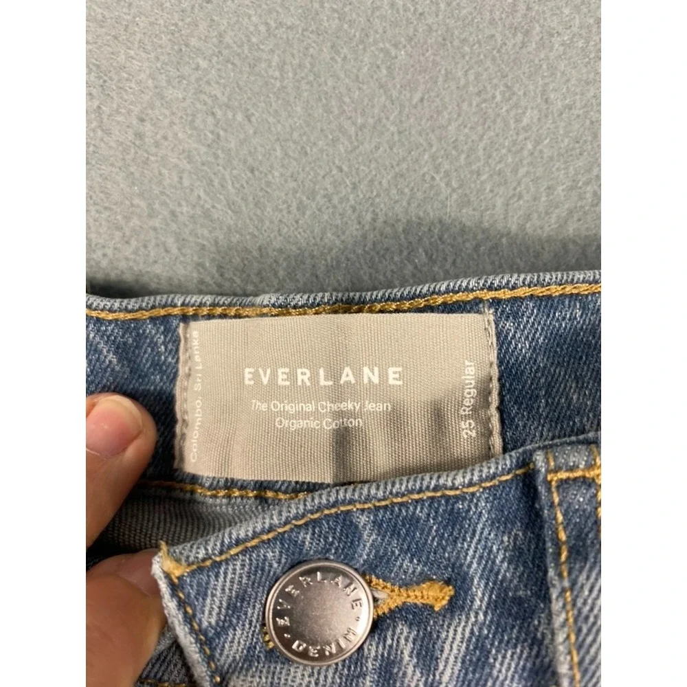 NWT Everlane The Original Cheeky Jeans Women Sz 25 Organic Cotton High Rise
